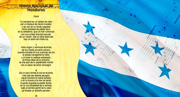 13 de noviembre Día del Himno Nacional de Honduras